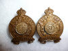M58 - The Simcoe Foresters Collar Badge Pair